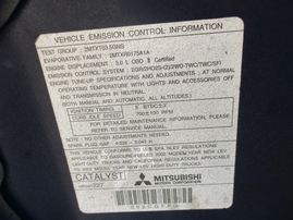 2002 MITSUBISHI MONTERO SPORT LS NAVY BLUE 3.0L AT 2WD 163757